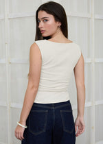 ANASTASIA BOAT NECK TOP